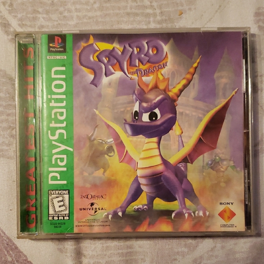 Spyro the Dragon for PlayStation - Purple